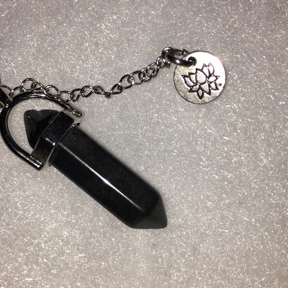 Hematite Pendant Earth Stone - Picture 3 of 3